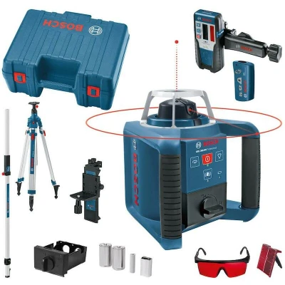 Afbeelding van Bosch Professional GRL 300HV + BT300 GR240 LR1 WM4 Rotatielaser Zelfnivellerend, Incl. statief Reikwijdte (max.): 300 m