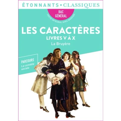 Image de Les Caractères, Livres V X Bac 2025