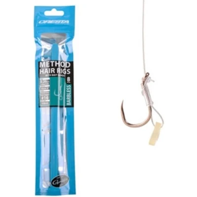 Afbeelding van Cresta Method Hair Rig Bait Band Barbless Maat : 10cm haak 10 0.26mm