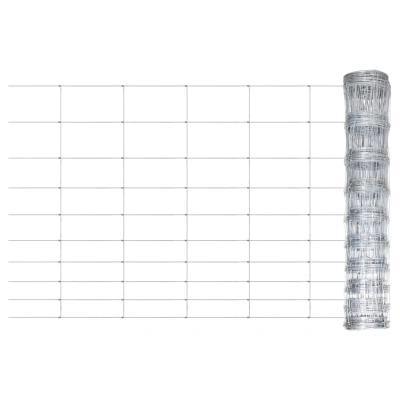 Afbeelding van Hek 50x1,5 m gegalvaniseerd staal zilverkleurig