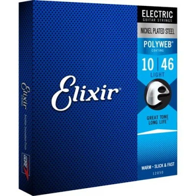 Image de Elixir 12050 Jeu cordes électriques Polyweb Light 10 46