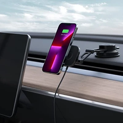 Afbeelding van Spigen OneTap Pro 3 Raam/Dashboard Autohouder voor MagSafe Snelladen