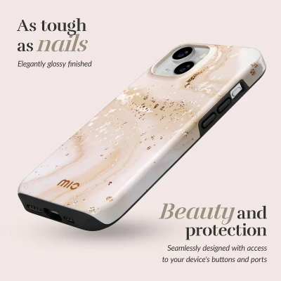 Afbeelding van MIO Gold Marble Magsafe Compatible for iPhone SE 4