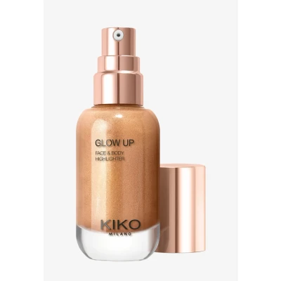 Afbeelding van KIKO Milano Glow Up Face And Body highlighter 02 Vloeibare zonder overdracht met metallic afwerking