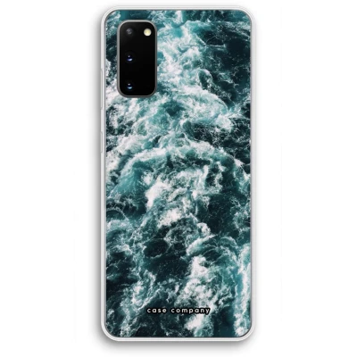 Afbeelding van Case Company® hoesje geschikt voor Samsung Galaxy S20 Zee golf Soft Cover Telefoonhoesje Bescherming aan alle Kanten en Schermrand