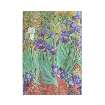 Image de Carnet rigide ligné Paperblanks Iris de Van Gogh Midi