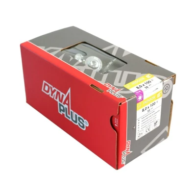 Afbeelding van Dynaplus houtbouwschroeven tellerkop verzinkt T 30 6 x 240/100 mm 50 stuks