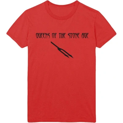 Afbeelding van Queens Of The Stone Age Deaf Songs Heren T shirt XL Rood