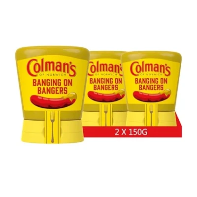 Afbeelding van Colman&#039;s Originele Engelse mosterd, mosterd fijngemalen in een tube (2 stuks x 150 g))