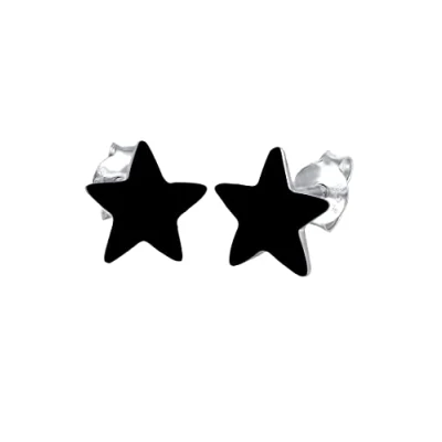 Afbeelding van Elli Stern Astro Trend Filigran Oorbellen, Dames, Maat: One Size, Schwarz