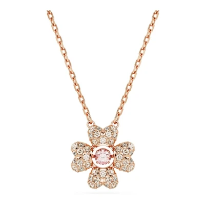 Afbeelding van Swarovski dames Idyllia ketting verguld in de kleur Roségoud