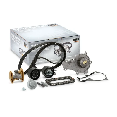 Afbeelding van HEPU PK08030XT Waterpomp + Distributieriem Set XT Professional 137 PEUGEOT: Partner I Van, II 206 Hatchback, CITROËN: Berlingo Van