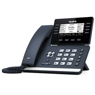 Image de Yealink SIP T53 Téléphone VoIP avec Interface Bluetooth ID d&#039;appelant (conférence) à trois capacité d&#039;appel v2 SRTP gris classique