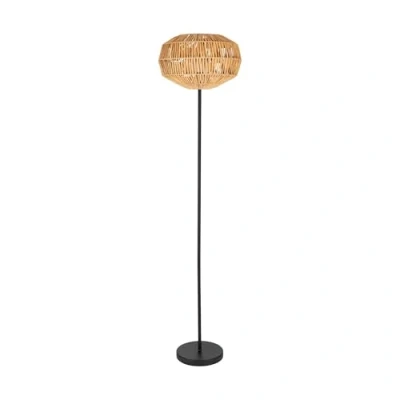 Afbeelding van EGLO Sheldon Vloerlamp E27 153.5 cm BruinZwart Papier