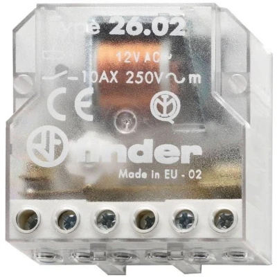 Afbeelding van Finder 26.08.8.230.0000 Stroomstootschakelaar Inbouw 2x NO 230 V/AC 10 A 2500 VA 1 stuk(s)