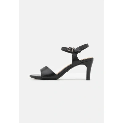 Afbeelding van Tamaris Sandalen, Dames, Maat: 37, Black matt Schoenen