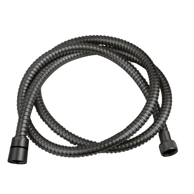 Afbeelding van Wiesbaden luxe metalen doucheslang 150cm conisch gunmetal