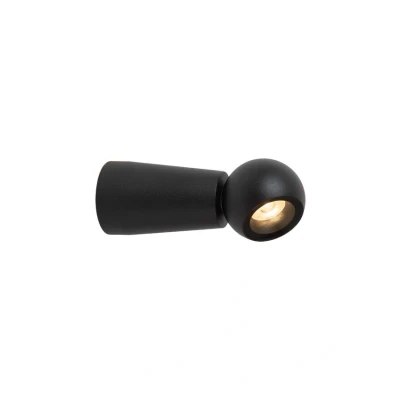 Afbeelding van Lucide IPSOS Wandlamp Badkamer LED 1x6W 2700K IP54 Zwart