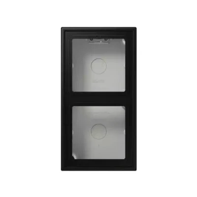 Afbeelding van JUNG LS990 opbouwrand 2V grafietzwart mat LS582ASWM