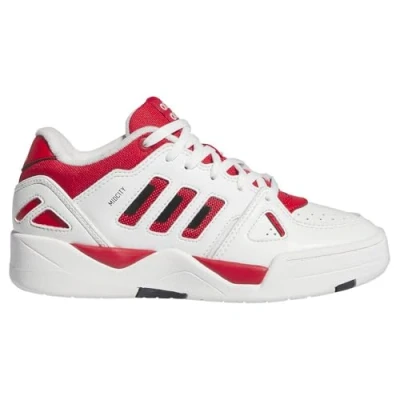 Afbeelding van adidas MIDCITY LOW SHOES lage schoenen zonder voetbal, uniseks, CLOUD WIT/COLRED/CARBON ZWART