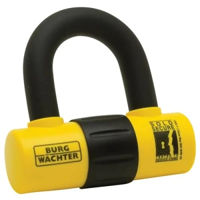 Afbeelding van Burg Wachter Sold Secure U slot voor motorfiets, 14 mm, goudkleurig