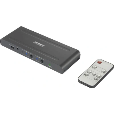 Afbeelding van SpeaKa Professional SP HDA 300 2 + 1 poorten HDMI switch UHD 4K @ 60 Hz
