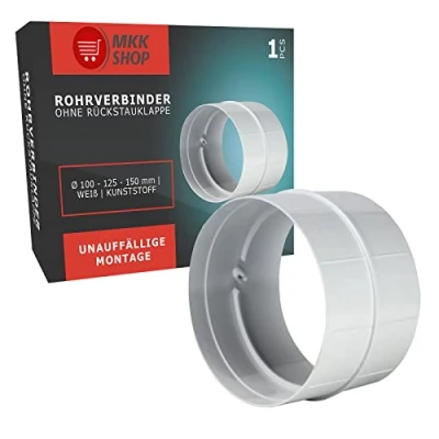Afbeelding van MKK K0100 21 ventilatieslang aansluiting rond kanaal Ø 100 mm