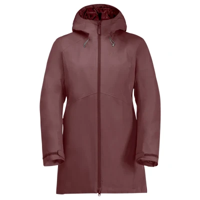 Afbeelding van Jack Wolfskin Heidelstein Insulated Jackwt Women Winterjas Dames Red Ochre Maat XL