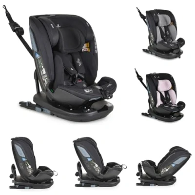 Afbeelding van Cangaroo Gravity Black 40 150 cm i Size Autostoel 111406
