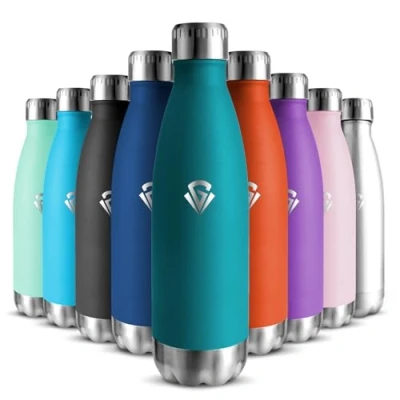 Afbeelding van HoneyHolly thermosfles, BPA vrij, gymfles, 750 ml, 18/8 roestvrij staal, lekvrije roestvrijstalen fles voor picknick, outdoor, sport.