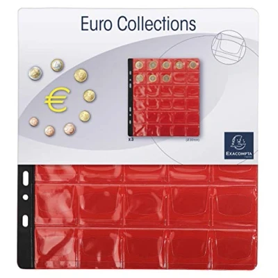 Image de Sachet de 3 recharges pour album numismatique 30mm