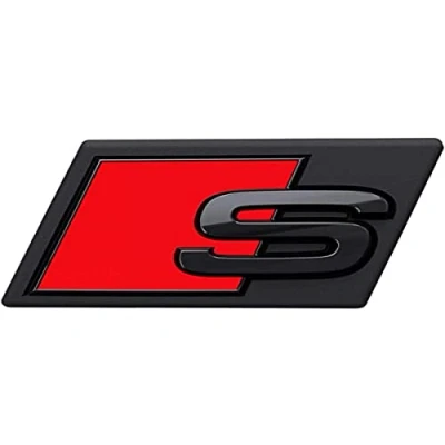 Afbeelding van Audi 4KE071805 e tron S opschrift zwart Tuning Exclusive Black Edition embleem
