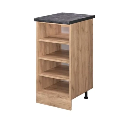 Afbeelding van Vicco Keukenrek R Line, Krachtige eik goud/Krachtige goud, 40 cm , WB Antraciet