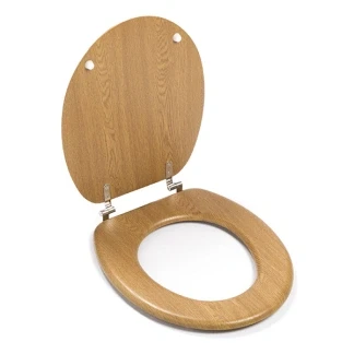 Afbeelding van Bathroom Solutions Toiletbril MDF Hout