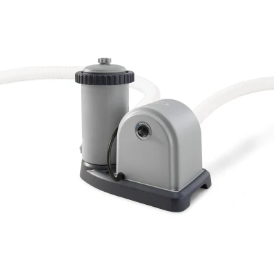 Afbeelding van Intex Zwembadpomp 5.678 liter per uur Ø 38 mm Aansluiting Grijs 12 Volt 4,2 m3/u Snelle Watercirculatie Voor Zwembaden van 12.000 30.000 L