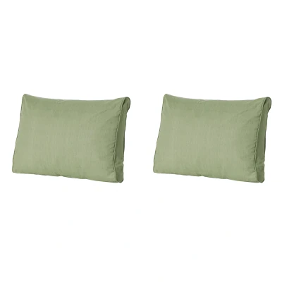 Afbeelding van Madison Lounge rug 73x40 Basic green 2 stuks