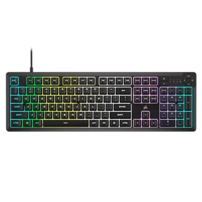 Afbeelding van Corsair K55 Core Gaming Keyboard Membraan RGB US Qwerty Zwart