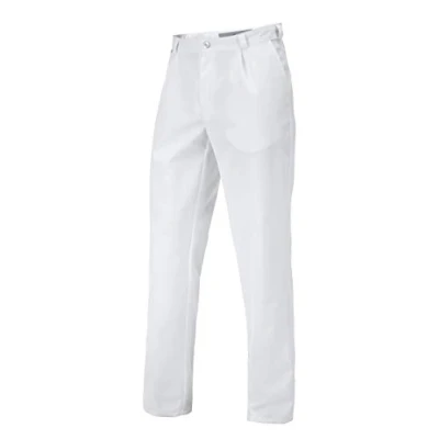 Image de BP Med Trousers 1359 558 21 Pantalon pour Homme Plissé 65% Polyester, 35% Coton Coupe ajustée Taille 48s Couleur : Blanc