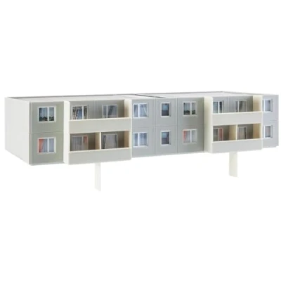 Afbeelding van Faller Flatgebouw P2 uitbreiding modelbouwsets, hobbybouwspeelgoed voor kinderen, modelverf en accessoires