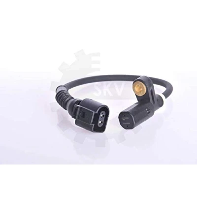 Afbeelding van ESEN SKV 06SKV014 ABS Sensor Achteras 2 polig 220mm 12V Electrisch zwart Ovaal Female VOLKSWAGEN: Golf 4, SKODA: Octavia I Hatchback