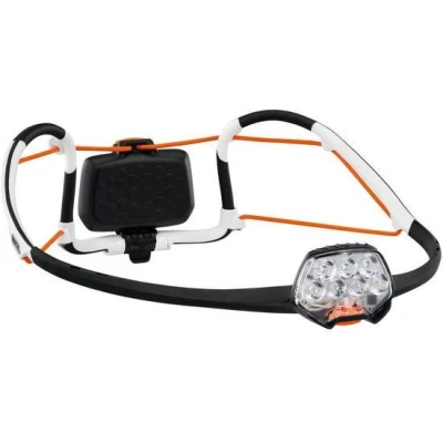 Afbeelding van Petzl Iko Hoofdlamp Black White Zwart Hoofdlampen
