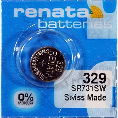 Afbeelding van Renata 10 x horlogebatterijen 329