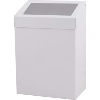 Afbeelding van Dutch Bins Afvalbak Gesloten Wit Inhoud: 20 liter