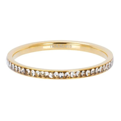 Afbeelding van Zirconia crystal iXXXi Vulring 2 mm Gold / 19