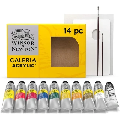 Afbeelding van Winsor&amp;Newton Galeria Acrylic 14 delige Verfset