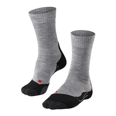 Afbeelding van Falke TK2 Explore Trekking Functional Mediumcushioned Sportsokken, Heren, Maat: 42/43, Light grey