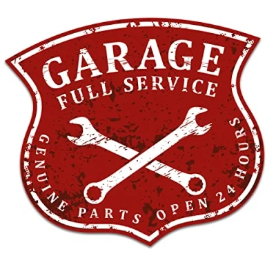 Afbeelding van Finest Folia Retro Vintage Sticker Oude School Ace Cult Rockabilly (#28 Garage Full Service)