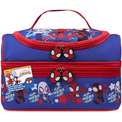 Afbeelding van Get Trend Marvel Spidey Geïsoleerde lunchtas voor kinderen met vakken snacks, koeltas school, picknick (spin blauw/rood)