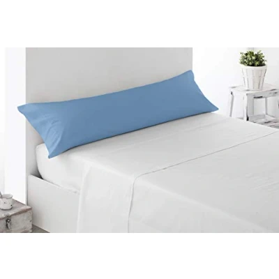 Afbeelding van Miracle Home Zachte en comfortabele kussensloop van katoen, 50% polyester, hemelsblauw, 90 cm