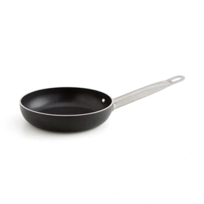 Afbeelding van Antiaanbakpan Quid Pro Chef Zwart Metaal Staal Afmetingen 22 cm